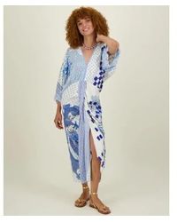 ME 369 - Sophia Kimono Dress Amalfi Coast / Xs/s - Lyst