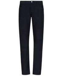 Armani Exchange - J13 Slim Fit Jeans Dark Indigo Rinse 34/30 - Lyst