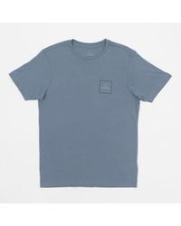 Brixton - Alpha-faden-t-shirt mit kurzem ärmel in blau - Lyst