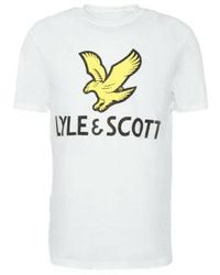 Lyle & Scott - Lyle & scott sport gedrucktes t -shirt - Lyst