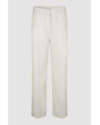 Second Female - Pantalon vaporeux kaleem blanc - Lyst