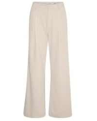 Gestuz - Elnoragz pantalones cintura alta en blanco - Lyst