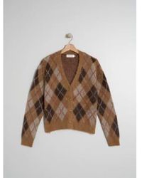 indi & cold - Indi And Cold Camel Knitted Cardigan - Lyst