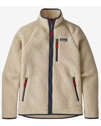 patagonia men's pile lined trucker jacket