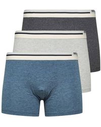 SELECTED Peter 3 Pack Trunks - Blue