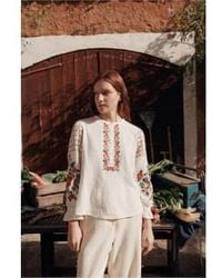 Louise Misha - Mariella Embroidered Blouse Off 34 - Lyst