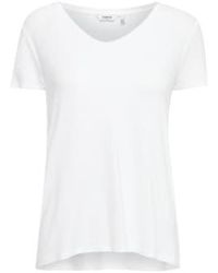 B.Young - Camiseta reaxe v neck en blanco óptico - Lyst
