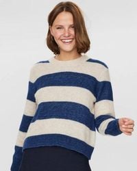 Numph - Nuriette Big Stripe Knit - Lyst