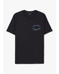 Paul Smith - Camiseta estampado hombres happy eye en negro - Lyst