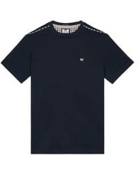 Weekend Offender - Manuel T Shirt With Check Piping In - Lyst