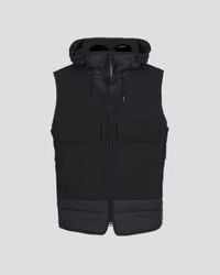 C.P. Company - Shell-r mixed goggle vest - Lyst