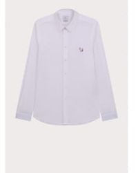 Paul Smith - Umrissen rainbow zebra classic shirt col: 01 weiß, größe: xx - Lyst