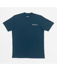Kavu - Paddeln sie grafisches t-shirt in blau - Lyst
