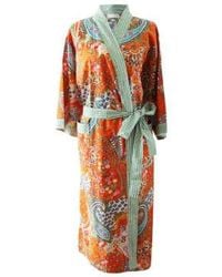 Powell Craft - Ladies Paisley Print Cotton Dressing Gown Cotton - Lyst