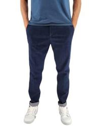 White Sand - Greg Canvas Trousers Night Blue 54 - Lyst