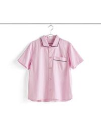 Hay - Kurzärmliges Pyjama-Shirt mit Outline-Motiv - Lyst