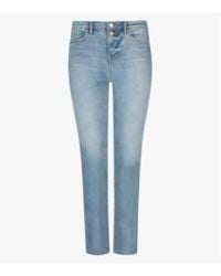 NYDJ - Hellblaue sheri slim ankle biscayne jeans minqsa 2827 - Lyst