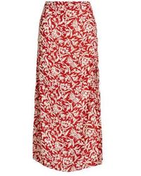 Ralph Lauren - Spring Lily Floral Rushed Crepe Skirt 2 - Lyst