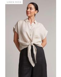 Eb & Ive - Studio Tie Blouse Tusk One Size - Lyst