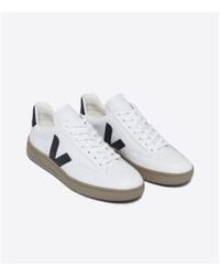 Veja - Cuero blanco y negro v 12 zapatos duna unisex - Lyst