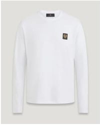 Belstaff - Logo Long Sleeve T-shirt Size: Xxxl, Col: Xxxl - Lyst