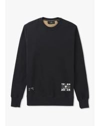 Belstaff - Mens Centenary Applique Label Sweatshirt In - Lyst