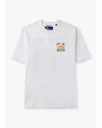 Penfield - Camiseta estampado trasero hombres en blanco brillante - Lyst