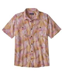 Patagonia - Camicia Back Step Uomo Channeling Springmilkweed - Lyst