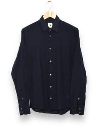 Delikatessen - Feel good shirt d715 / p33 coton structuré noir - Lyst