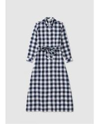 Barbour - S Check Maxi Dress - Lyst