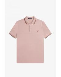 Fred Perry - Polo con ribete doble hombre - Lyst