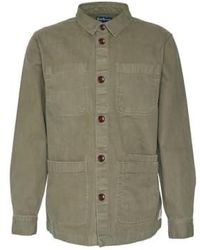 Barbour - Chesterwood Overshirt Pale Sage Small - Lyst