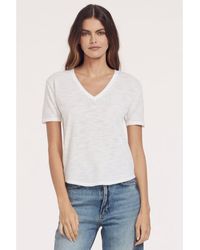 360cashmere Tina V Neck T Shirt - White