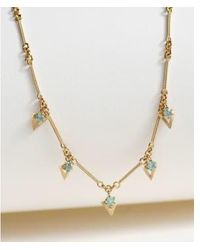 Zoe & Morgan - Hyacinth Apatite Gold Necklace One Size - Lyst