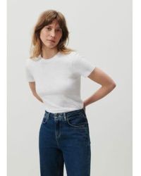 American Vintage - Sonoma rundhals-t-shirt – weiß - Lyst