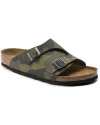 Birkenstock Zurich Sfb Desert Soil Camou Green - Vert