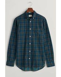 GANT - Forest Regular Fit Checked Corduroy Shirt - Lyst