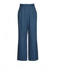 FRNCH - Pacome Pantalon Fusele Bleu Jean Xl - Lyst