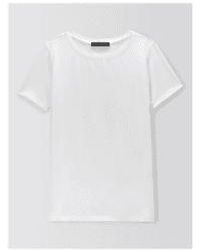 Weekend by Maxmara - Multid à manches courtes taille du t-shirt: m, col: blanc - Lyst