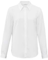Yaya - Soft Poplin Blouse With Long Sleeves, Collar And Buttons Pure 34 - Lyst