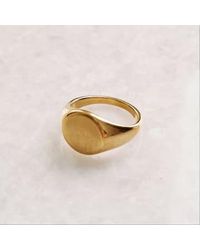 Golden Ivy - Daya Stainless Steel Ring Stainless Steel - Lyst