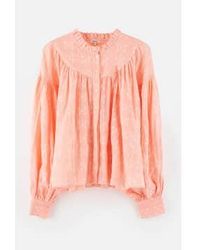 Bellerose - Goyave Diana Blouse Coral / Xs - Lyst
