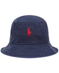 Polo Ralph Lauren - Classic Bucket Hat Navy S/m - Lyst