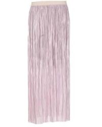Roberto Collina - Woven Rever Plisse Skirt M / Lilac Female - Lyst