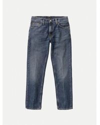 Luke Shorts Solid Navy Nudie Jeans de hombre de color Azul Hombre Ropa de Pantalones cortos de Pantalones cortos informales 