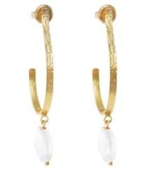 A Beautiful Story - Earrings Attracted Moonstone - Lyst
