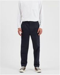 Minimum - Pantalón plisado blazer azul marino - Lyst