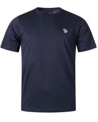 Paul Smith - Dark regular fit zebra t -shirt - Lyst