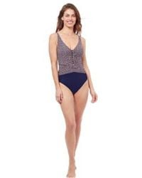Gottex - E24092037 Let It Be Swimsuit In And Orange Combo - Lyst