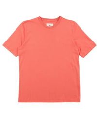 Folk - Contrast Sleeve T-shirt Coral 2 - Lyst